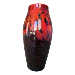 Sung Ware Flambé Vase from Royal Doulton, England, 1920 For Sale