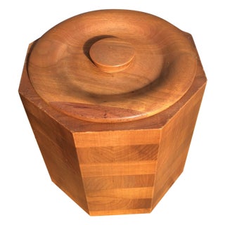 Vintage Kustom Kraft Walnut Ice Bucket For Sale