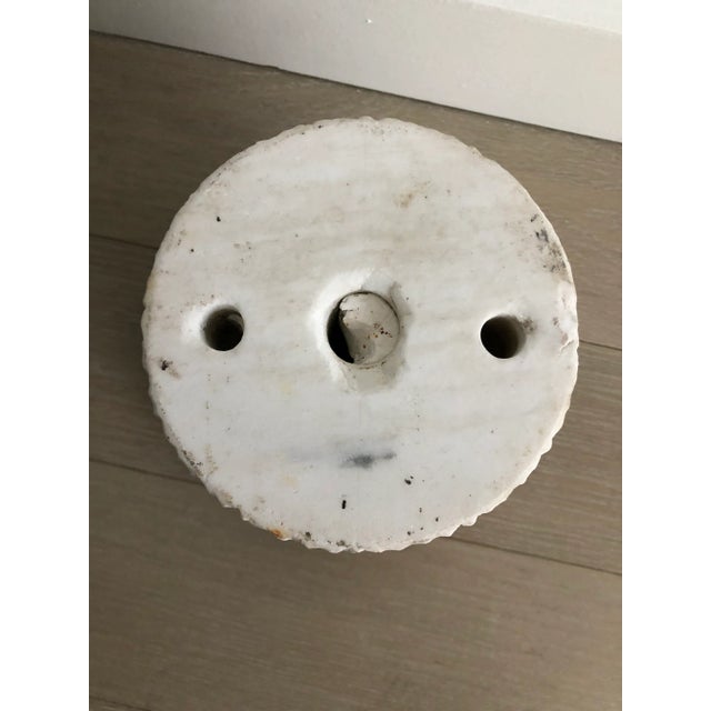 Early 19th Century Antique Early 19th Century French Marble Egyptian Revival Column Capital Artifact For Sale - Image 5 of 8