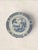 English Antique English Wood & Sons "Yuan" Blue & White Transferware Dinner Plates, Set of 5 For Sale - Image 3 of 16