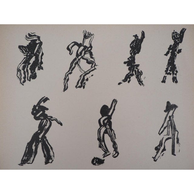 Henri Michaux (1899-1984) Letterism, Ten Figures Original color lithograph On wove paper, 24 x 31 cm (approx. 9 x 12...