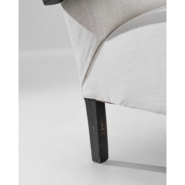 Mid-Century Modern 1950s Czech Wooden Armchair by J. Halabala For Sale - Image 3 of 4