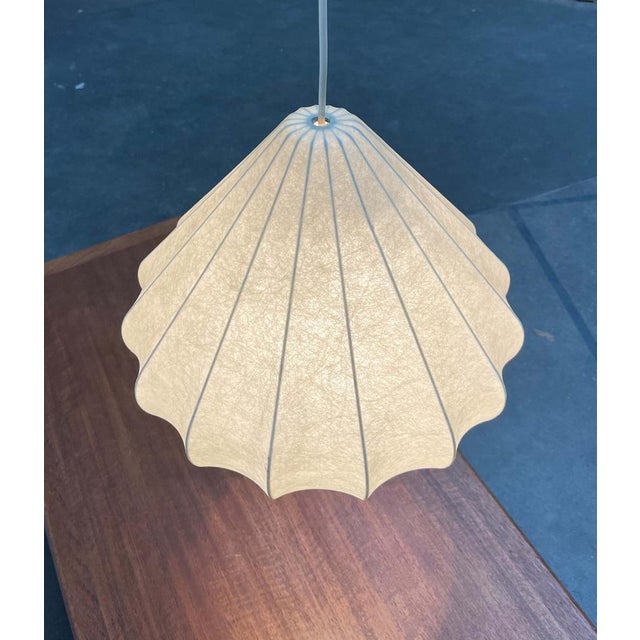 Mid-Century Modern Cocoon Pendant Lamp by Friedel Wauer for Goldkant Leuchten, Germany, 1960s For Sale - Image 18 of 18