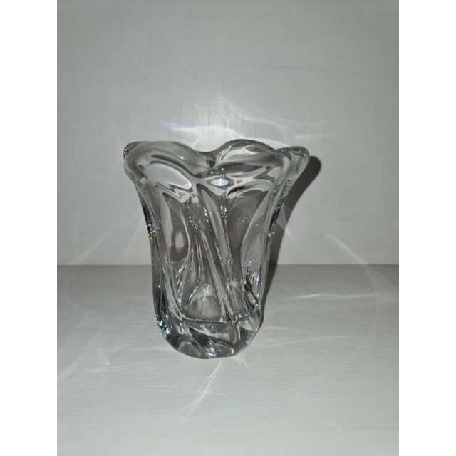 Crystal Vase by Jean Daum for Daum France, 1960s For Sale - Image 8 of 9