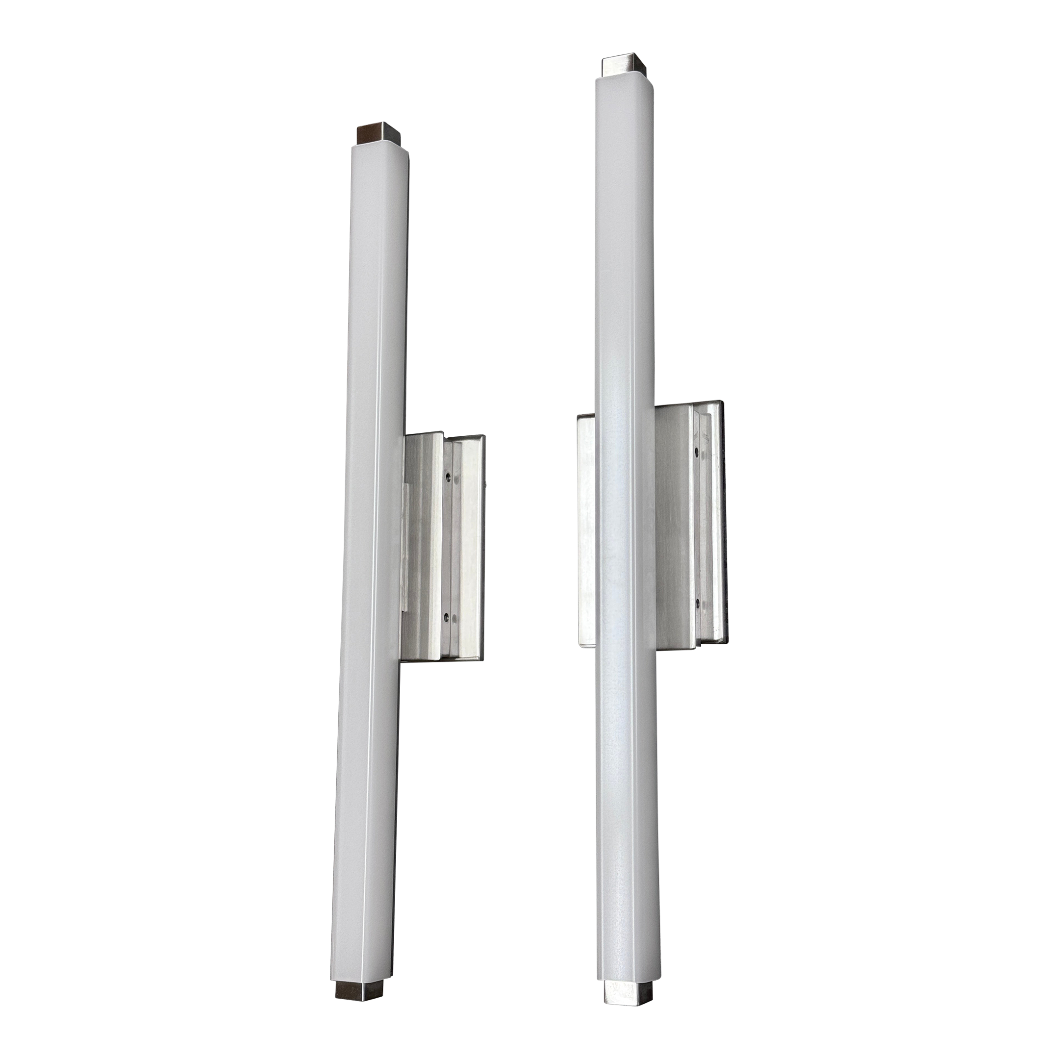 George Kovac Led Vogue Bath Bar Sconces, a Pair - image 0