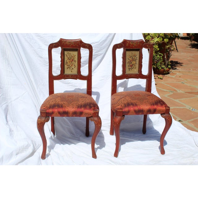 19th Century Italian Children's Chairs - a Pair For Sale - Image 4 of 7