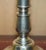Large Pewter Candleholder Table Lamp, Italy For Sale - Image 6 of 11