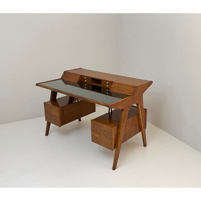 Vintage Desk by Alberto Clementi, 1950s, in Flawless conditions. Designed 1950 to 1959 This piece is attributed to the...