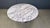 Spectacular round 'viola' marble dining or center table with a conical shaped base. Beautiful veins in the marble. Very...