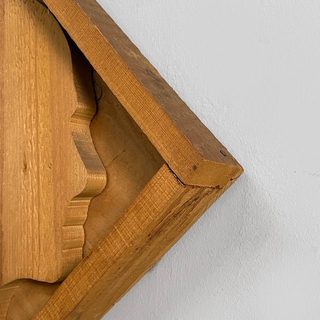 Wood Mario Ceroli, Sculpture Profilo Di Moravia, 1970s, Wood For Sale - Image 7 of 12