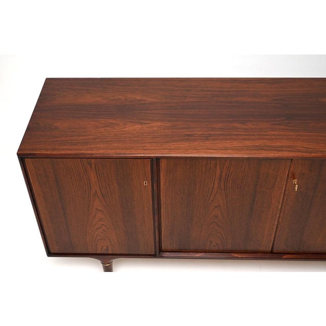 Brown Vintage Swedish Sideboard by Svante Skogh from Seffle Möbelfabrik, 1960 For Sale - Image 8 of 11