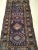 Early 20th Century Vintage Persian Kurdish Area Rug, Handwoven Geometric Medallion Pattern, Blue & Ivory, 2’ X 4’ For Sale - Image 5 of 8