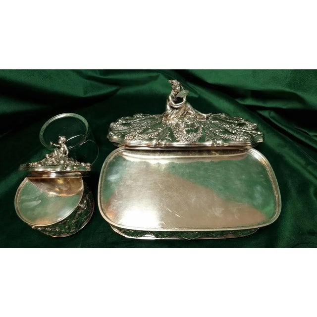 These solid silver caskets of superlatives are a true masterpiece of renowned austrian silversmith josef carl klinkosch....