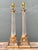 Late 20th Century Vintage Neoclassical Glass Lamps - A Pair For Sale - Image 5 of 12