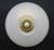 Vintage Italian flush mount or wall light with frosted donut shaped plexiglass shade / Made in Italy by iGuzzini, circa...