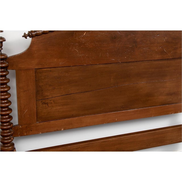 Wood Vintage Jenny Lind Style Bobbin Turned Bed Frame For Sale - Image 7 of 11