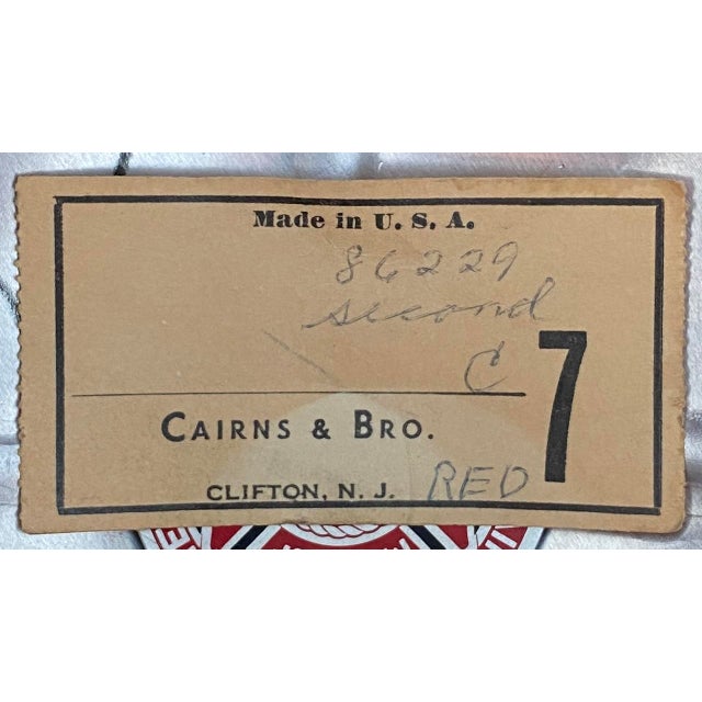 Vintage Cairns & Bro. Metal & Leather Firefighter's Helmet 350 Senator ...