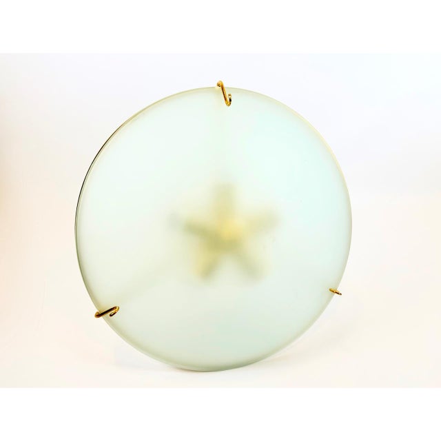 Gold Vintage Bowl Ceiling Lamp in Brass from Bankamp Leuchten, 1970s For Sale - Image 8 of 11