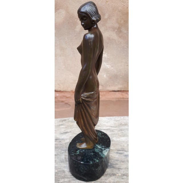 Lucien Alliot, Art Deco Sculpture, 1920s-1940s, Bronze For Sale - Image 12 of 14