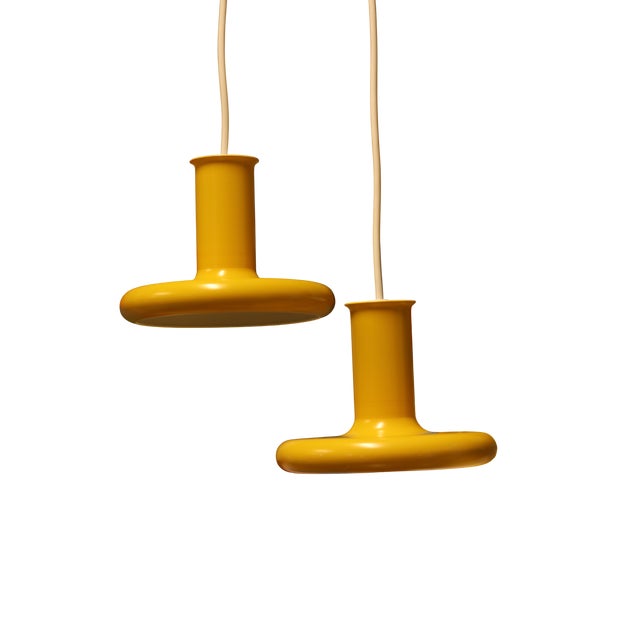 Danish design classic in sunny yellow elegance. Lift the room with a real icon from Fog & Mørup! The Optima lamp, designed...
