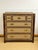 1990s 1992 Rare Ralph Lauren Cameron Canvas Faux Bamboo Brass Campaign Chest of Drawer For Sale - Image 5 of 12