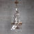 Antique Chandelier in Ceramic and Iron, 1950s For Sale - Image 6 of 18
