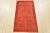 Contemporary Gabbeh Rug 2’10” X 4’11” Red Wool Contemporary Hand-Knotted Carpet For Sale - Image 3 of 12