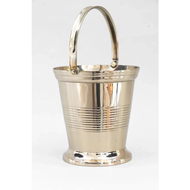 Small Art Deco Alpaca Champagne Bottleholder, 1930s For Sale - Image 6 of 9