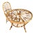 1950s Vintage French Rattan Table, 1950s For Sale - Image 5 of 13