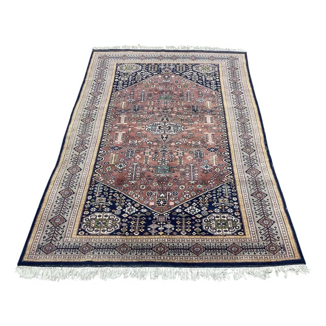 Middle Eastern Handmade Wool Rug For Sale