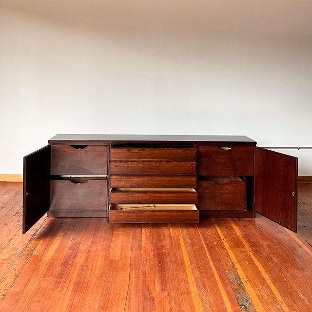 1960s Rosewood Danish Modern Sideboard by Scan-Flex For Sale In Portland, OR - Image 6 of 16