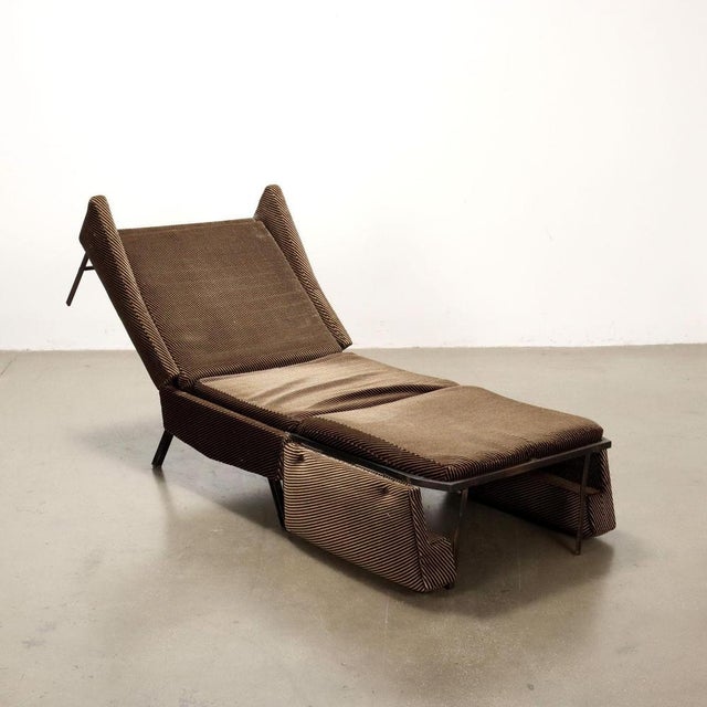 Textile Vintage Armchairs in Velvet Foam, Italy, 1970s For Sale - Image 7 of 12