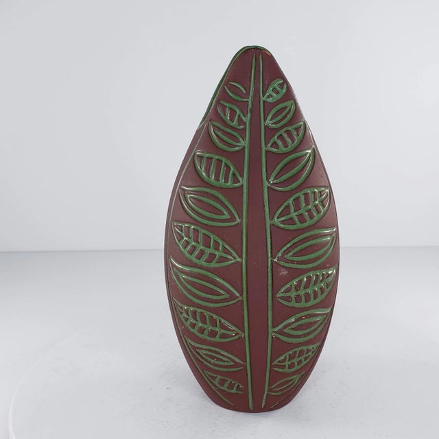 Mid 20th Century Hjordis Oldfors Le Sweden Upsala Ekeby Vase 5795 For Sale - Image 10 of 10