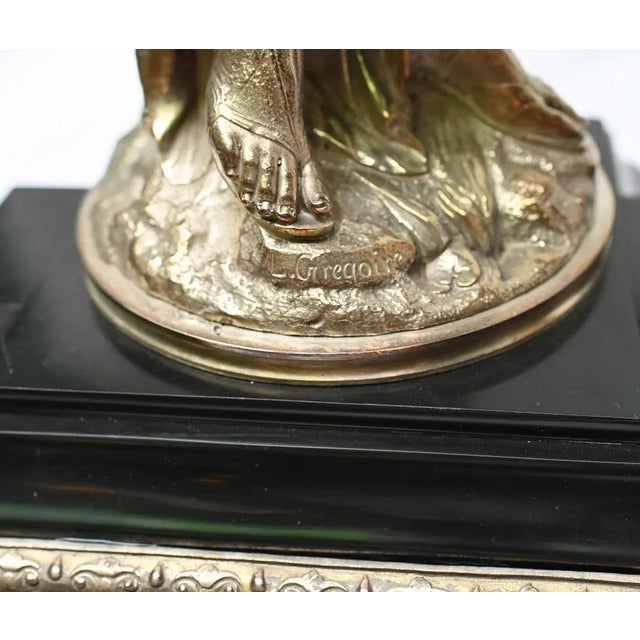 Gregoire Bronze Figurines, Set of 2 For Sale - Image 4 of 12