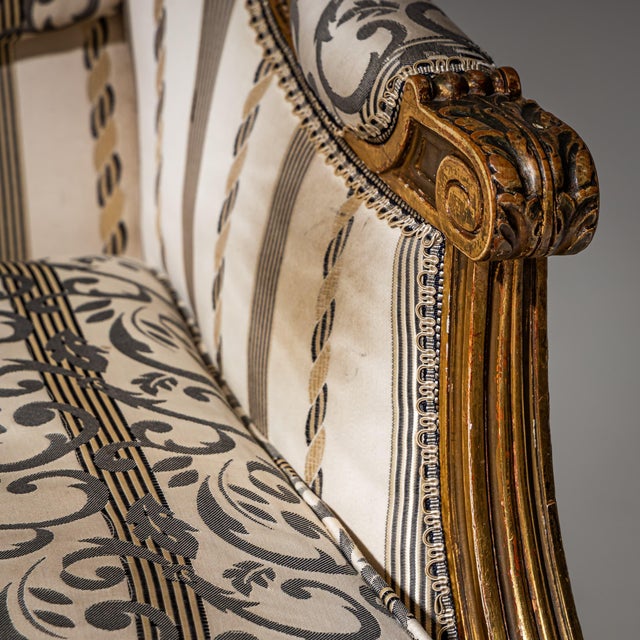 19th Century Late 19th Century Louis XVI Armchair, France For Sale - Image 5 of 9