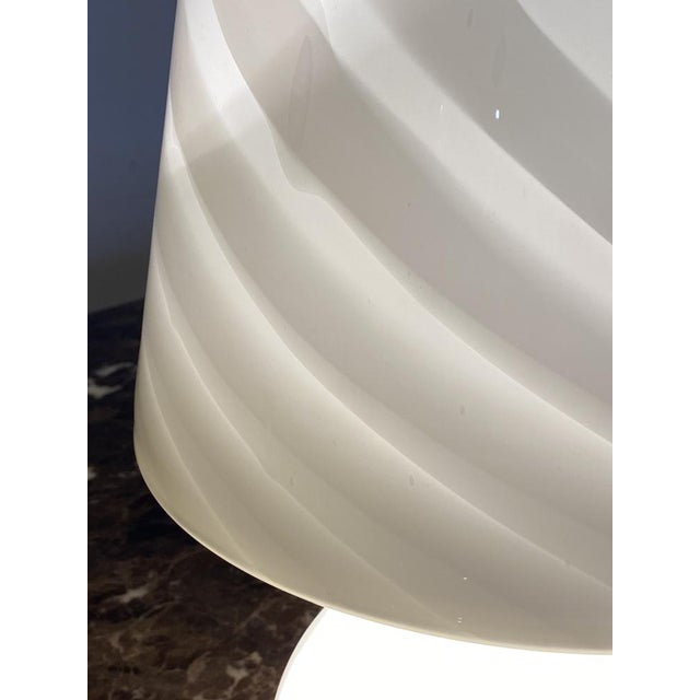 Vintage Glass Mushroom Lamp, 1980s For Sale - Image 12 of 14