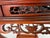 Auburn Hand Carved Chinese Export, Mahogany Pedestal Table For Sale - Image 8 of 9