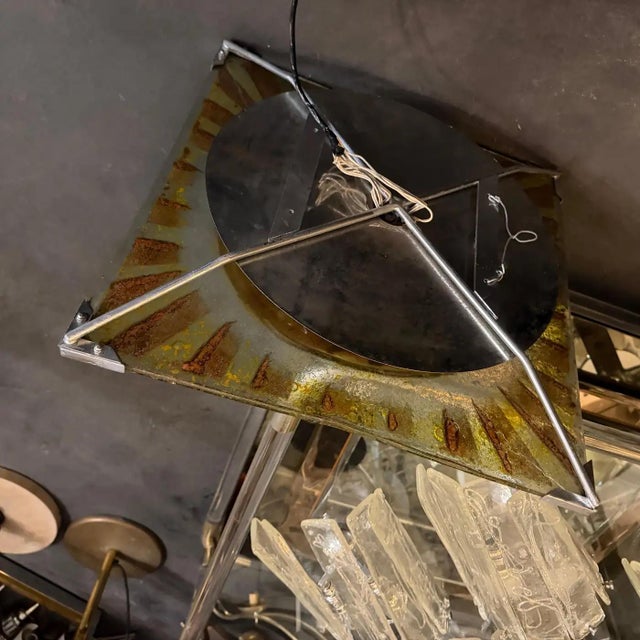 1960s Space Age Murano Glass Ceiling Light by Angelo Brotto Per Esperia For Sale - Image 6 of 15