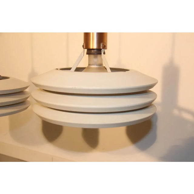 Minimalist Danish Ceiling Lamps from En Voss Belysning, 1950s, Set of 2 For Sale - Image 9 of 15