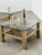 Brass and Glass Coffee Tables from Belgo Chrom, Belgium, 1970s, Set of 2 For Sale - Image 9 of 11