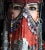 Islamic Face Veil, Egyptian Bedouin Desert Garment Nikab Framed Collectible For Sale - Image 12 of 12