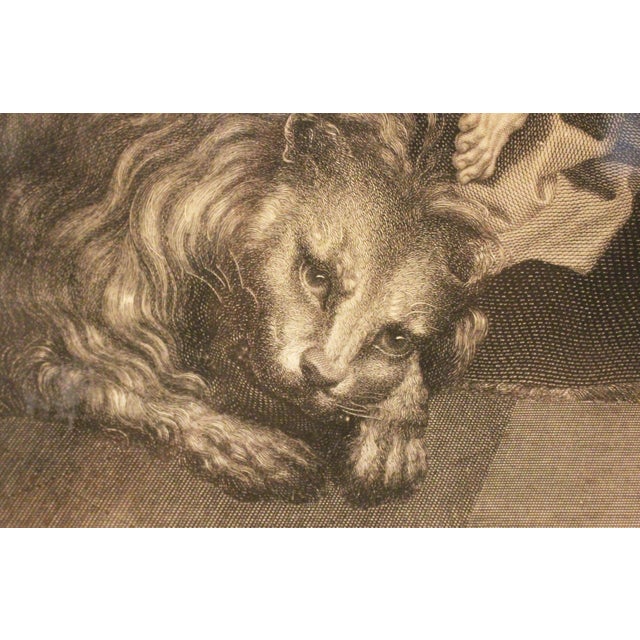 Early 19th Century Circa 1820-50 Italian Copper Plate Engraving "The Last Communion of Saint Jerome" For Sale - Image 5 of 11