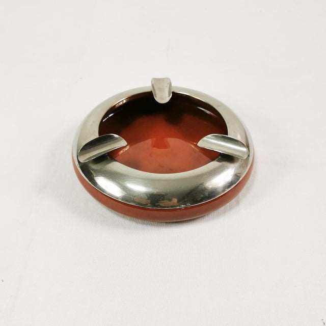 Brown Ashtray by Max Lauger for Tonwerke Kandern, Germany, 1900s For Sale - Image 8 of 8