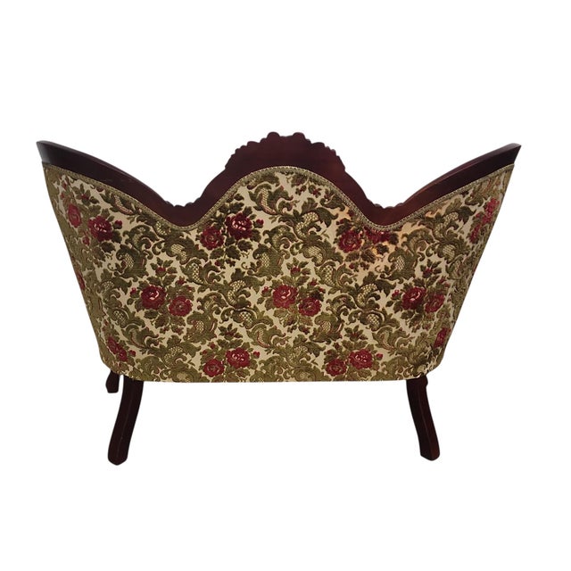 Excellent condition Kimball Furniture Reproductions Victorian style settee, Windsor Group Collection, mahogany...