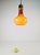 Metal Vintage Scandinavian Drop Pendant Lamp in Brown Opal Glass and Chrome from Peill & Putzler, 1960s For Sale - Image 7 of 12