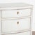 19th Century Gray Danish Bow Front Small Chest of Three Drawers or Nightstand For Sale - Image 9 of 13