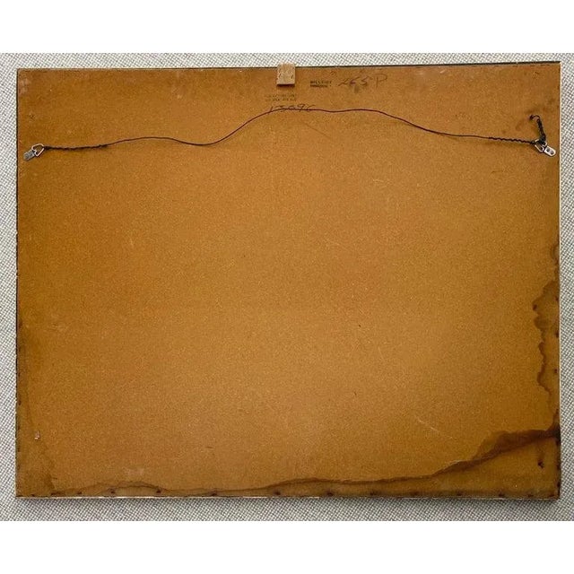 1940s Nautical Oil Painting of Fishing Boats, Framed For Sale - Image 10 of 13