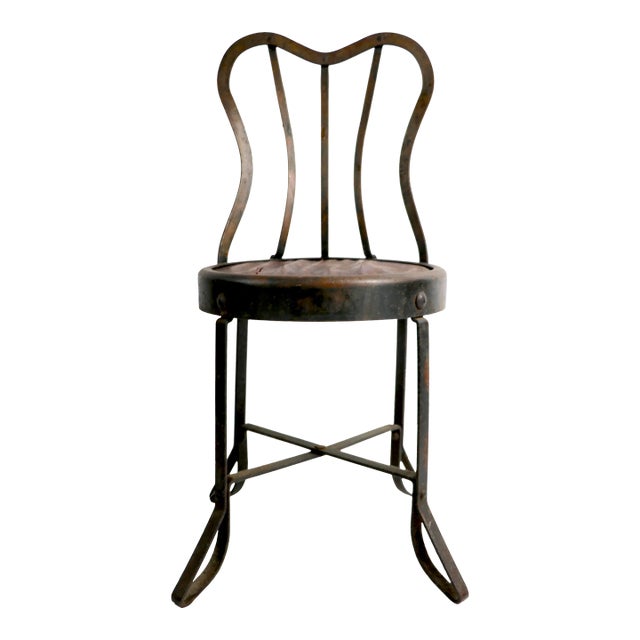 1950s Childs or Doll Size Ice Cream Parlor Style Chair For Sale