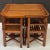 Heal's Card or Games Table and Chairs Set From England, c.1930 For Sale - Image 11 of 12
