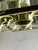 Brass Vintage Brass & Glass Starburst Chandelier 16" Hanging Ceiling Light Fixture For Sale - Image 8 of 13